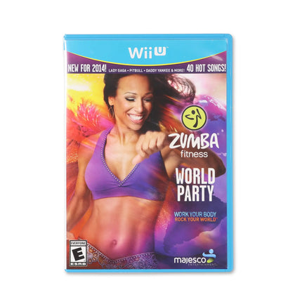 Zumba Fitness World Party for Wii U - Box front - Complete in box or box and game.