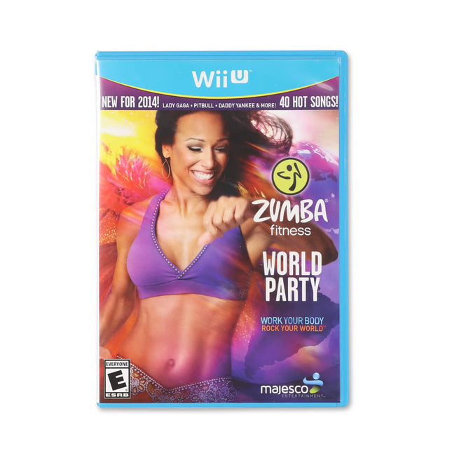 Zumba Fitness World Party for Wii U - Box front - Complete in box or box and game.